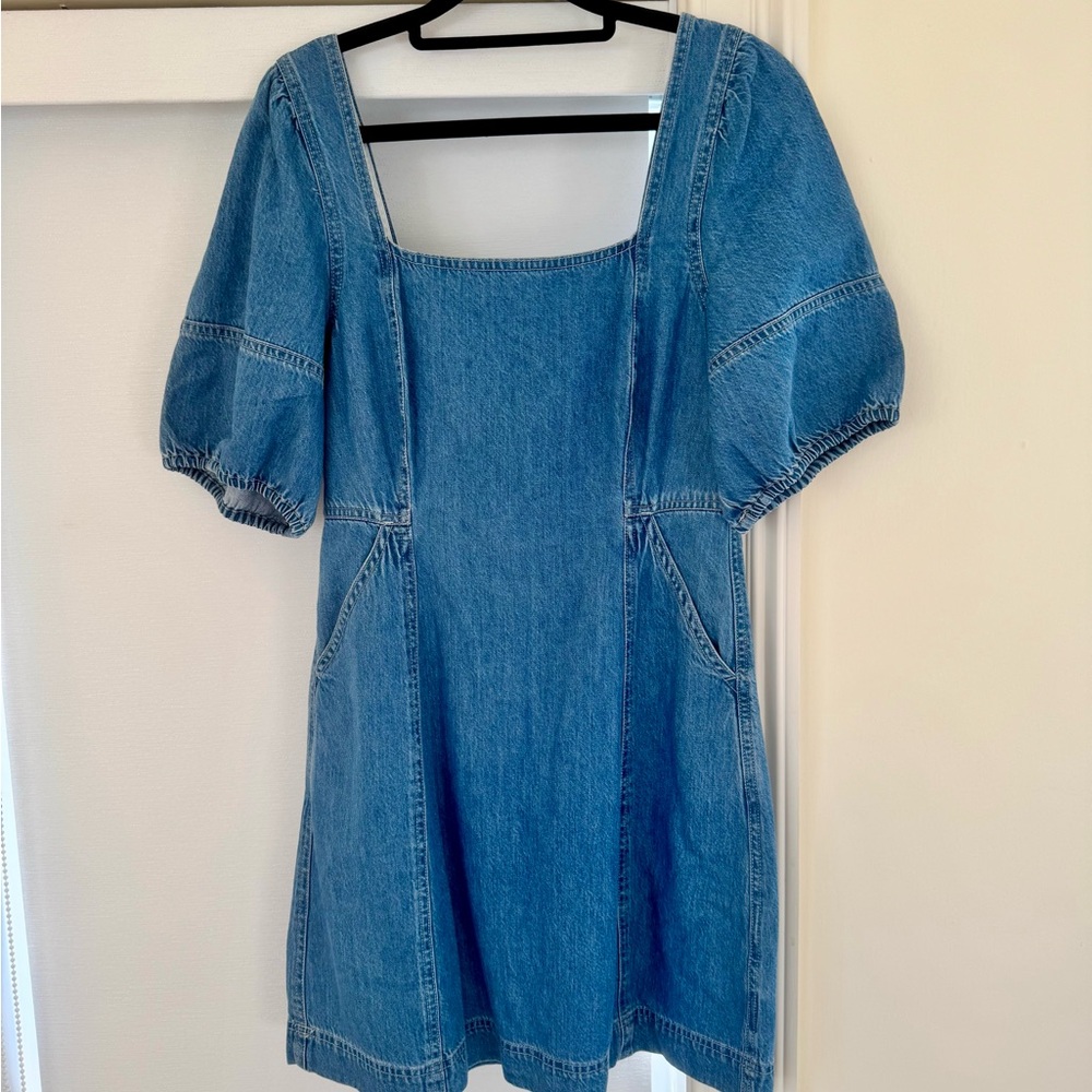 Madewell Blue Denim Mini Dress